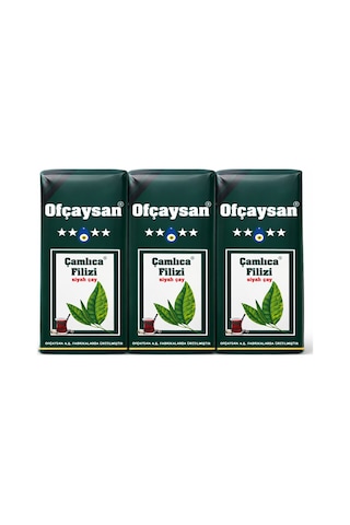 Ofçaysan Çamlıca Filizi Siyah Çay 3x1000 Gr 3 Lü Paket 2026 Taze Dökme Çay