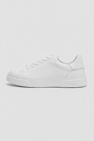 Twn Beyaz Kalın Beyaz Tabanlı Bağcıklı Sneaker Ayakkabi 6ec092ort900m Çok Renkli