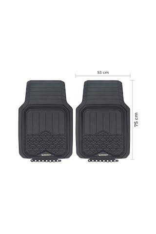 Michelin Mc34594 Tüm Araçlara Uyumlu 2 Parça Üniversal 3d Havuzlu Oto Paspas Fr Mc34594