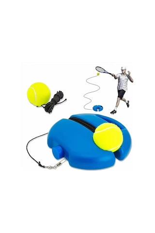 Tenis Antrenör Seti Profesyonel Elastik Halatlı Tenis Antrenman Aleti Pratik Spor Fitness Aleti