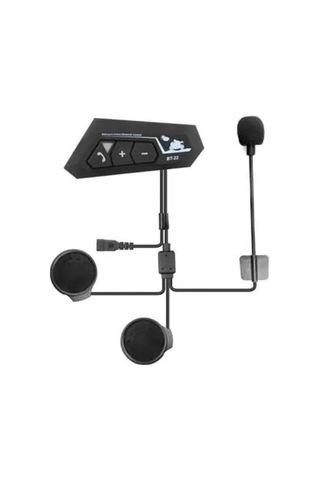 Jenerik Bt22 Kask Kulaklık Bluetooth Motosiklet Kulaklık 5.0 Bluetooth Interkom Motorsiklet Kulaklık