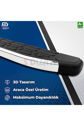 S-dizayn Volvo Xc90 Makyajlı Hybrid Evo Krom Yan Basamak 203 Cm 2024 Üzeri A+ Kalite