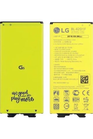 LG Uyumlu G5 H850 Batarya Pil Bl-42D1F 2800 Mah.