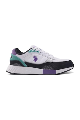 U.S. Polo Assn. U.s Polo Assn. Lemar Jr Fx Beyaz-lila-yeşil Kız Çocuk Spor Ayakka Beyaz