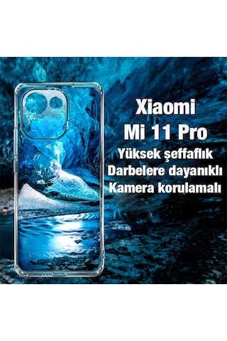 Ally Xiaomi Mi 11 Pro Kilif Kamera Korumali Ultra Ince Seffaf Si 552109637