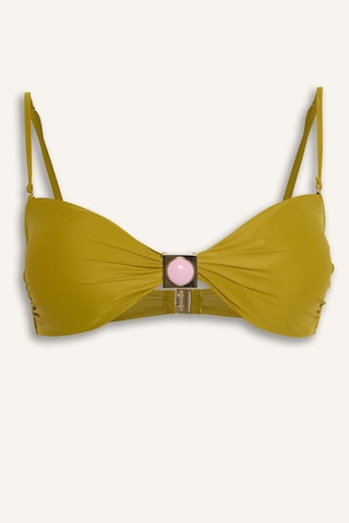 Defacto Lilyrose X Defacto Regular Fıt Bikini Üstü H8858ax26hskh229 Haki-kh229