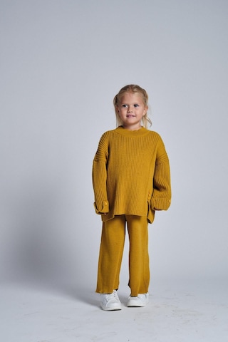 Triko Salaş İkili Takım Hardal