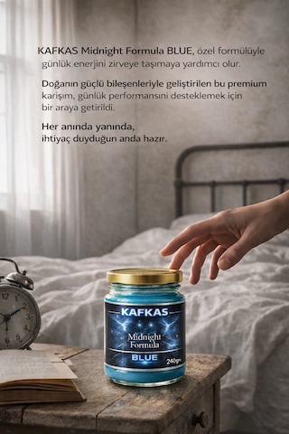 Kafkas Midnight Formula Blue Aktif Yaşam Takviyesi 240gr