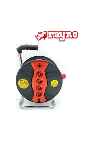 Seyyar Makaralı Uzatma Kablosu 3x2,5mm 40mt - 7006 1 M