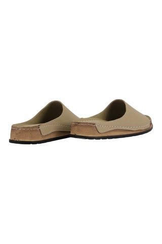 Napa Shoes Hakiki Deri Lazer Kesim Delikli Rahat Taban Kadın Terlik Napa-309 164