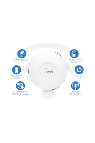 Fonri Wi-fi Akıllı Su Baskın Sensörü Su Basma Sensörü Wf3-al1-0303-01