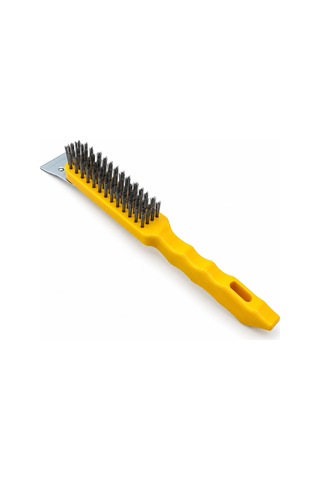 Çelik Tel Fırça Ve Metal Kazıma Spatula 270 Mm 2in1