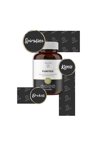 Erbatab Puritex Takviye Edici Gıda 60 Kapsül