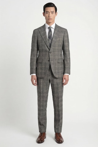 Giotelli Erkek Siyah Dar Kesim Slim Fit Viskon Dokuma Normal Bel 6 Drop Klasik Takım Elbise
