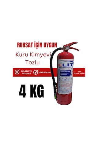 4 Kg Kuru Kimyevi Tozlu Dolum 2025 Bitiş 2029
