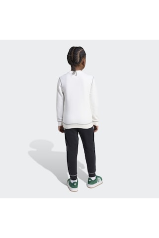 Adidas Jx5261 Crew Set Çocuk Eşofman Takımı BEYAZ
