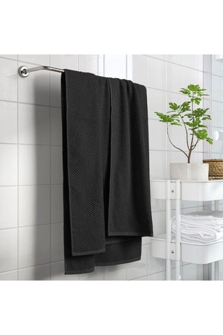 Ikea Gulvıal Banyo Havlusu 70 X 140 Cm Siyah