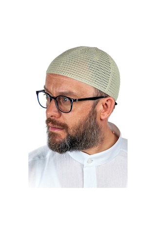 Lüks Çelik Örme Namaz Takkesi Fıstıkyeşili 1 Adet