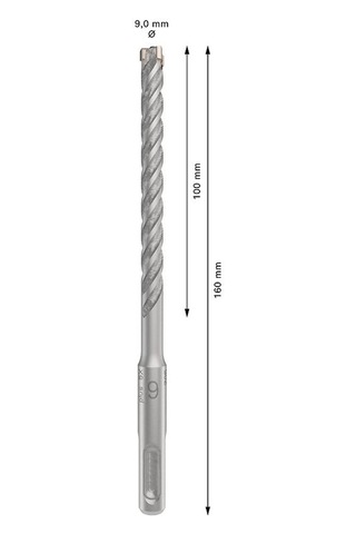 Bosch 1x Pro Sds Plus-5x Kırıcı Delici Delme Ucu Donatılı Beton, Beton, Ø 9,00 Mm, Professional Aksesuar Kırıcı Delici