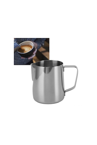 Hangfox Japon Stili 304 Paslanmaz Çelik Milk Frother - Kaliteli 350ml, Ev/café İçin Latte Sanatı Ve Süt Köpüğü Hazırlama Diğer