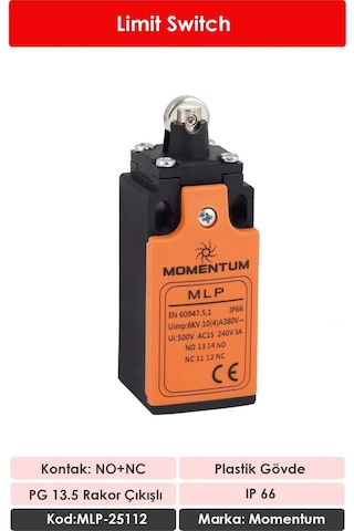 Momentum Limit Switch Dikey Makaralı MLP-25112