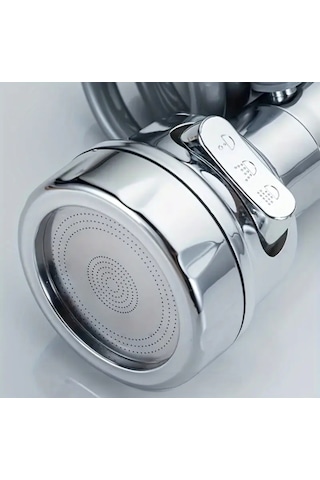 Asl223 Yaylı Uzayan 3 Fonksiyon Krom Musluk Ve Batarya Borusu