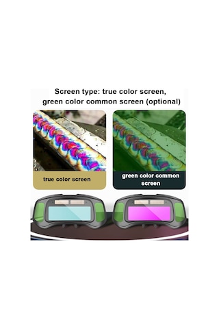 Hallow Otomatik Karartma Kaynak Gözlüğü Büyük Görünüm Gerçek Et00154-2