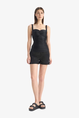 DeFacto Regular Fit Askılı Tankini-Fall in Love E3292AX25SMBK81