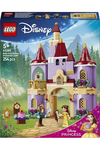 LEGO® ǀ Disney Princess Güzel ve Çirkin’in Büyülü Şatosu 43289 – 5 Yaş Üzeri için 4 Karakter İçeren Oyuncak Yapım Seti (254 Parça)