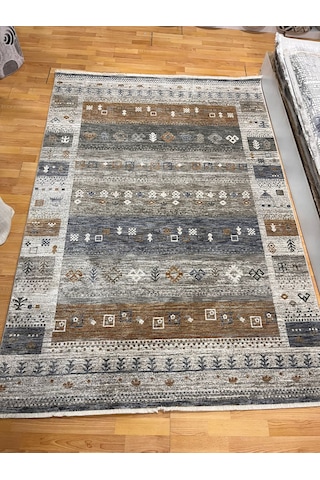 Merinos Halı Valeria Serisi 91010-110 Vintage Etnik Desenli Salon Oturma Odası Halısı Çok Renkli