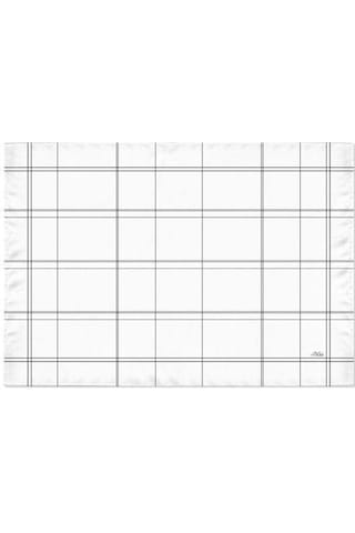 The Mia Amerikan Servis 6'lı Set 50x35 CM N11.507 Beyaz
