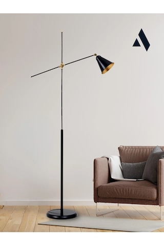 Axis Metal Lambader Minimalist & Ayarlanabilir Gold Siyah