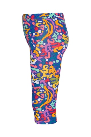 Lovetti Kız Çocuk Abstract Leopard Desen Kapri 1440 Çok Renkli