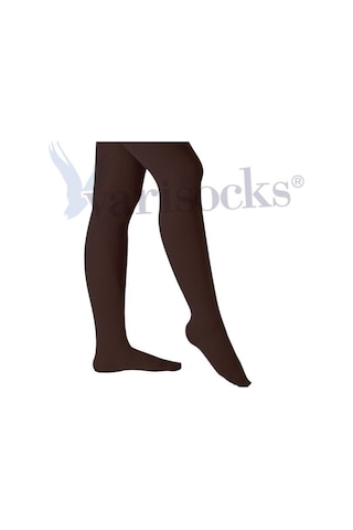 Orta Basınç Ccl 2 Külotlu Burnu Kapalı Siyah Varis Çorabı Çorap