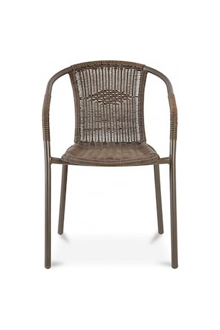 Koçtaş Bari Rattan Kollu Sandalye Kahverengi