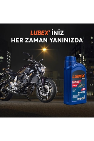 Lubex Rapidus 20W-40 1 L 4 Zamanlı Motosiklet Yağı