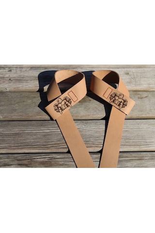 Kişileştirilebilir Hakiki Deri Liftingstrap Fitness Ağırlık Kayışı