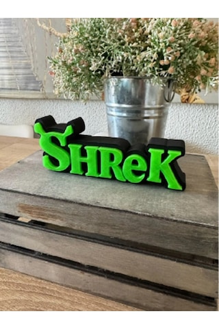 Shrek Logo Masa Üstü Dekor