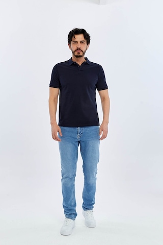 Süvari Slim Lacivert Erkek Polo Yaka T-shirt Ts1014000474
