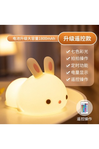 Springsun Kuşku Silikon Gece Lambası Kumanda Kontrollü, Ev Kullanıma Uygun, Kolay Kullanım, Konforlu Aydınlatma, Hediye Seçeneği Çok Renkli