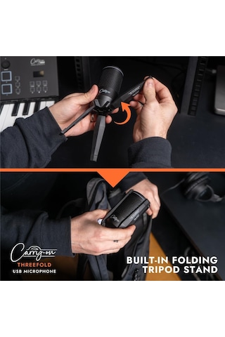 Blackstar Co-tfusbmıc-wt Carry-on Threefold Katlanabilir Usb Condenser Mikrofon Beyaz