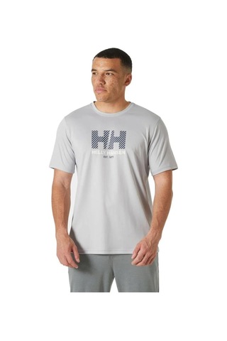 Helly Hansen Helly Hans Hh Tech Graphic Erkek T-shırt 2.0 Gri Gri