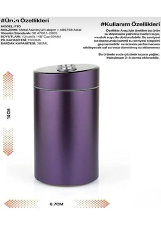 Iq Elektronik Summer F10 H2o Humidifier 380 ML Hava Nemlendiricisi