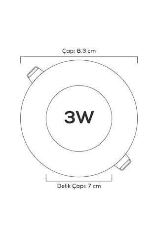 12v Led Spot - Gün Işığı - Karavan Tekne Araç Solar 12 Volt Panel