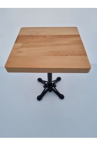 Bintaşmobilya Kayın Kütük Cafe Masası 60X60