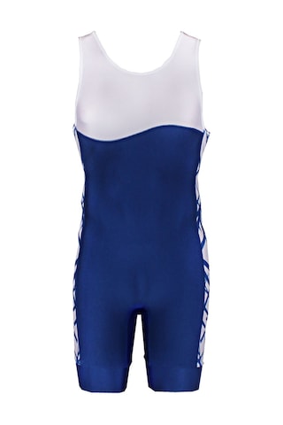 Dosmai Profesyonel Güreş Mayosu Tek Taraflı Mavi L Gm731 Mavi