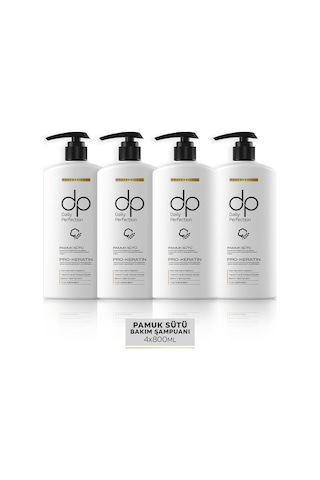 Dp Daily Perfection Şampuan Pamuk Sütü 4 x 800 ML
