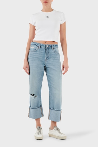 Calvin Klein Bayan Kot Pantolon Lv047c734g X26 Açık Mavi Açık Mavi