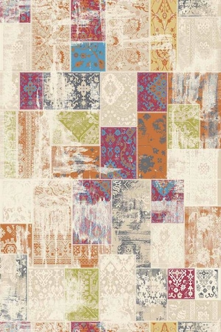 Çok Renkli Patchwork Dokuma Leke Tutmaz Masa Örtüsü Mso170n11