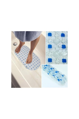 Yeni Ürün Çok Amaçlı Banyo İçin Kaydırmaz Paspas 63 X 36 Cm Beyaz - 836147713 Beyaz